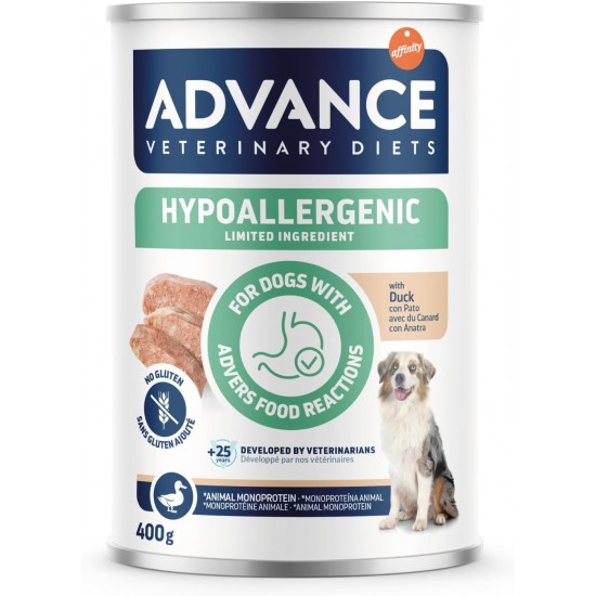 Advance Diets Wet Dog Food - Hypoallergenic Limited Ingredient Trout - 6 Packs of 400g Advance Diets Wet Dog Food - Hypoallergenic Limited Ingredient Trout - 6 Packs of 400g