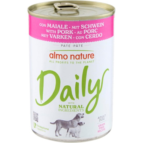 Almo Nature Daily Wet Food for Dogs with Beef Pack of 24 (24 x 400 g) Almo Nature Daily Wet Food for Dogs with Beef Pack of 24 (24 x 400 g)