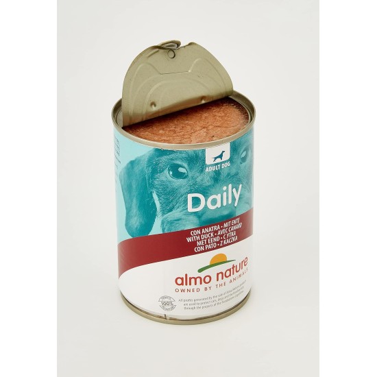 Almo Nature Daily Wet Food for Dogs with Beef Pack of 24 (24 x 400 g) Almo Nature Daily Wet Food for Dogs with Beef Pack of 24 (24 x 400 g)