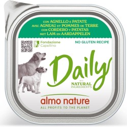 Almo Nature Daily Wet Food for Dogs with Lamb and Potatoes, Gluten Free, Pack of 9 (9 x 300 g) Almo Nature Daily Wet Food for Dogs with Lamb and Potatoes, Gluten Free, Pack of 9 (9 x 300 g)