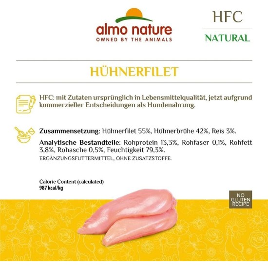 Almo Nature HFC Natural- Beef- Wet Dog Food (Pack of 12 x 280g tins) Almo Nature HFC Natural- Beef- Wet Dog Food (Pack of 12 x 280g tins)