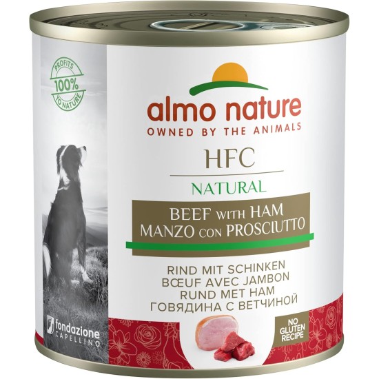 Almo Nature HFC Natural- Beef- Wet Dog Food (Pack of 12 x 280g tins) Almo Nature HFC Natural- Beef- Wet Dog Food (Pack of 12 x 280g tins)