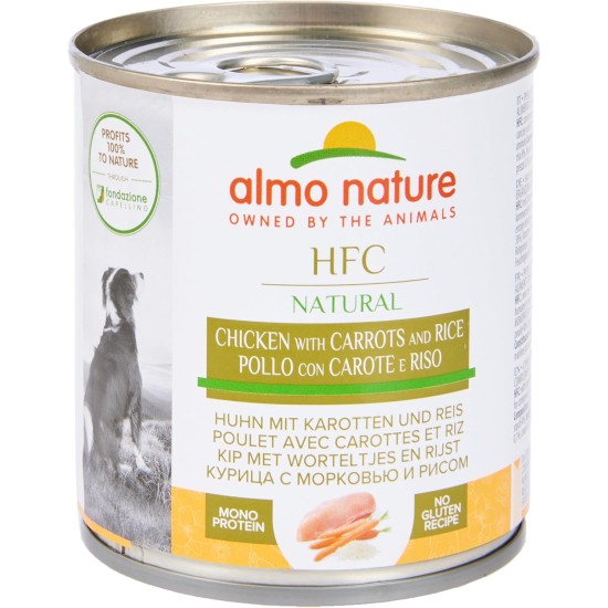 Almo Nature HFC Natural- Beef- Wet Dog Food (Pack of 12 x 280g tins) Almo Nature HFC Natural- Beef- Wet Dog Food (Pack of 12 x 280g tins)