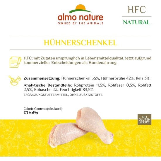 Almo Nature HFC Natural- Beef- Wet Dog Food (Pack of 12 x 280g tins) Almo Nature HFC Natural- Beef- Wet Dog Food (Pack of 12 x 280g tins)