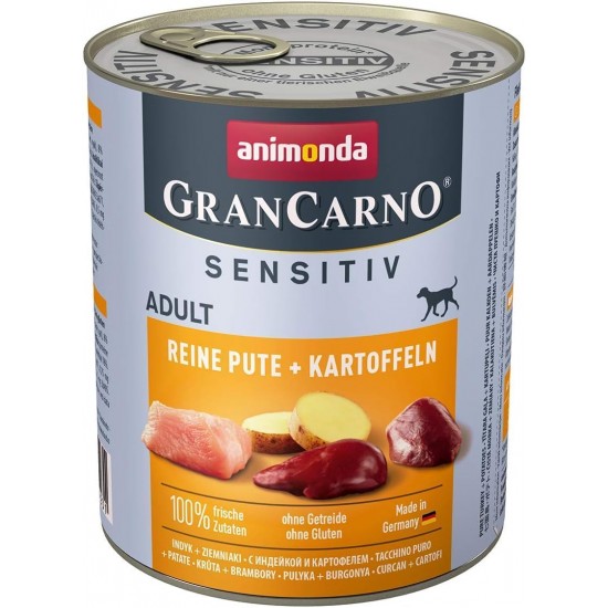 Animonda Gran Carno Adult Sensitive Wet Food for Adult Dogs, Pack of 6 Animonda Gran Carno Adult Sensitive Wet Food for Adult Dogs, Pack of 6