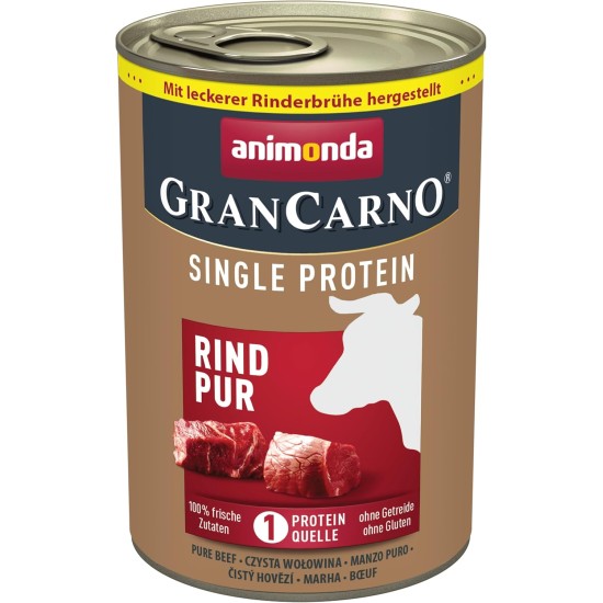 Animonda Gran Carno Adult Sensitive Wet Food for Adult Dogs, Pack of 6 Animonda Gran Carno Adult Sensitive Wet Food for Adult Dogs, Pack of 6