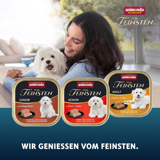 Animonda vom Feinsten Junior Dog Food, Wet Food for Growing Dogs Animonda vom Feinsten Junior Dog Food, Wet Food for Growing Dogs