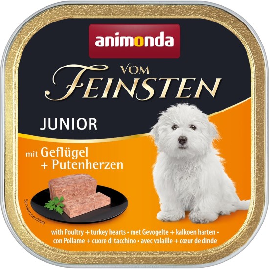 Animonda vom Feinsten Junior Dog Food, Wet Food for Growing Dogs Animonda vom Feinsten Junior Dog Food, Wet Food for Growing Dogs