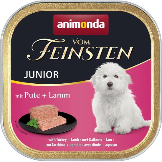 Animonda vom Feinsten Junior Dog Food, Wet Food for Growing Dogs Animonda vom Feinsten Junior Dog Food, Wet Food for Growing Dogs