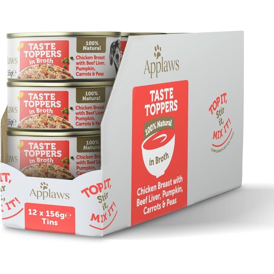Applaws Dog Tin 156g Chicken Breast with Salmon and Vegetables Applaws Dog Tin 156g Chicken Breast with Salmon and Vegetables