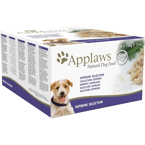 Applaws Dog Tin 156g Chicken Breast with Salmon and Vegetables Applaws Dog Tin 156g Chicken Breast with Salmon and Vegetables