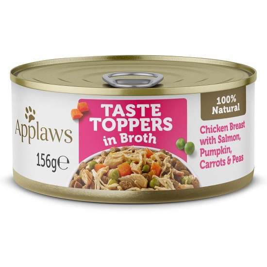 Applaws Dog Tin 156g Chicken Breast with Salmon and Vegetables Applaws Dog Tin 156g Chicken Breast with Salmon and Vegetables
