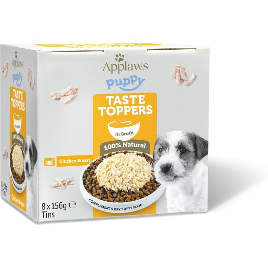 Applaws Premium Natural Wet Food for Dogs, Adult Chicken Breast with Ham and Vegetables in Broth 12 x 156 g Tin Applaws Premium Natural Wet Food for Dogs, Adult Chicken Breast with Ham and Vegetables in Broth 12 x 156 g Tin