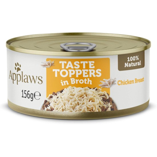 Applaws Premium Natural Wet Food for Dogs, Adult Chicken Breast with Ham and Vegetables in Broth 12 x 156 g Tin Applaws Premium Natural Wet Food for Dogs, Adult Chicken Breast with Ham and Vegetables in Broth 12 x 156 g Tin