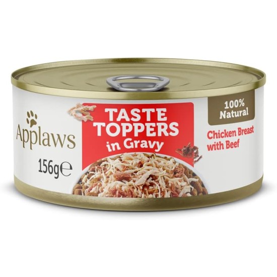 Applaws Premium Natural Wet Food for Dogs, Grain-Free Chicken and Meat Selection in Sauce 8 x 156 g Tin Applaws Premium Natural Wet Food for Dogs, Grain-Free Chicken and Meat Selection in Sauce 8 x 156 g Tin