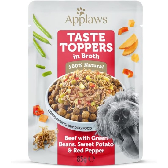 Applaws Premium Natural Wet Food for Dogs, Grain-Free Selection of Chicken and Fish in Sauce, Food Topping for Dogs 6 x 85 g Pack Applaws Premium Natural Wet Food for Dogs, Grain-Free Selection of Chicken and Fish in Sauce, Food Topping for Dogs 6 x 85 g Pack