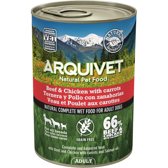 Arquivet Wet Food for Adult Dogs, Lamb and Chicken, Not Applicable, 400 g (Pack of 1) Arquivet Wet Food for Adult Dogs, Lamb and Chicken, Not Applicable, 400 g (Pack of 1)