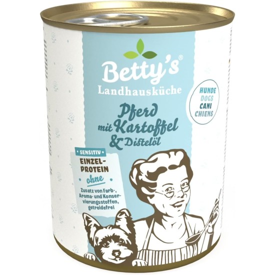 Betty's Country House Kitchen Dog Lamb & Rice 6 x 800 g Suitable for All Dog Breeds High Organic Availability We Pay Attention to Best Quality Betty's Country House Kitchen Dog Lamb & Rice 6 x 800 g Suitable for All Dog Breeds High Organic Availability We Pay Attention to Best Quality