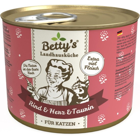 Betty's Country House Kitchen Dog Lamb & Rice 6 x 800 g Suitable for All Dog Breeds High Organic Availability We Pay Attention to Best Quality Betty's Country House Kitchen Dog Lamb & Rice 6 x 800 g Suitable for All Dog Breeds High Organic Availability We Pay Attention to Best Quality