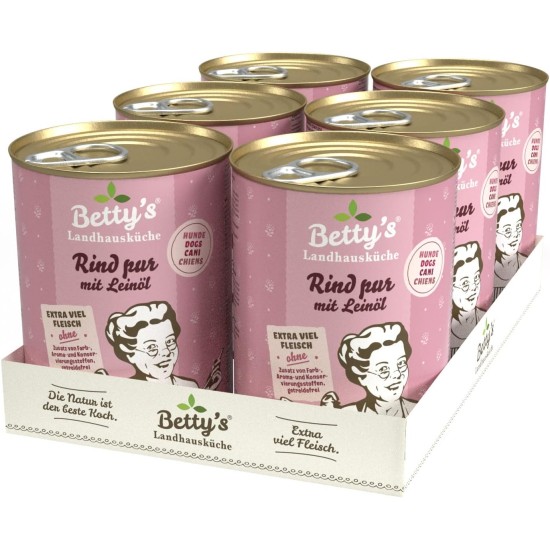 Betty's Country House Kitchen Dog Lamb & Rice 6 x 800 g Suitable for All Dog Breeds High Organic Availability We Pay Attention to Best Quality Betty's Country House Kitchen Dog Lamb & Rice 6 x 800 g Suitable for All Dog Breeds High Organic Availability We Pay Attention to Best Quality