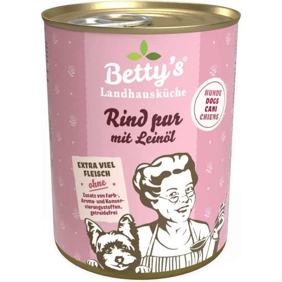 Betty's Country House Kitchen Dog Lamb & Rice 6 x 800 g Suitable for All Dog Breeds High Organic Availability We Pay Attention to Best Quality Betty's Country House Kitchen Dog Lamb & Rice 6 x 800 g Suitable for All Dog Breeds High Organic Availability We Pay Attention to Best Quality