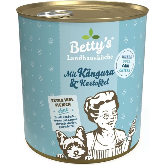 Betty's Country House Kitchen Dog Lamb & Rice 6 x 800 g Suitable for All Dog Breeds High Organic Availability We Pay Attention to Best Quality Betty's Country House Kitchen Dog Lamb & Rice 6 x 800 g Suitable for All Dog Breeds High Organic Availability We Pay Attention to Best Quality