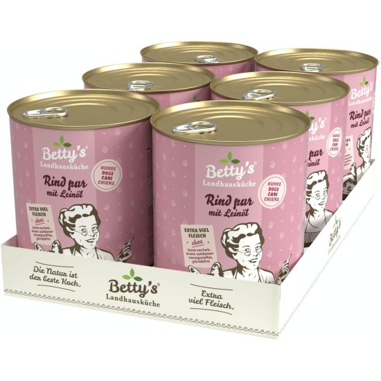 Betty's Country House Kitchen Dog Lamb & Rice 6 x 800 g Suitable for All Dog Breeds High Organic Availability We Pay Attention to Best Quality Betty's Country House Kitchen Dog Lamb & Rice 6 x 800 g Suitable for All Dog Breeds High Organic Availability We Pay Attention to Best Quality