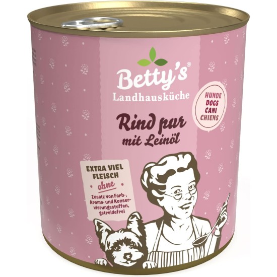 Betty's Country House Kitchen Dog Lamb & Rice 6 x 800 g Suitable for All Dog Breeds High Organic Availability We Pay Attention to Best Quality Betty's Country House Kitchen Dog Lamb & Rice 6 x 800 g Suitable for All Dog Breeds High Organic Availability We Pay Attention to Best Quality