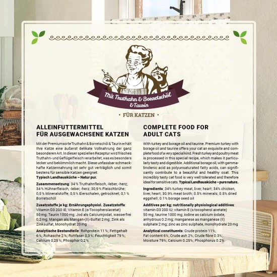Betty's Country House Kitchen Dog Lamb & Rice 6 x 800 g Suitable for All Dog Breeds High Organic Availability We Pay Attention to Best Quality Betty's Country House Kitchen Dog Lamb & Rice 6 x 800 g Suitable for All Dog Breeds High Organic Availability We Pay Attention to Best Quality