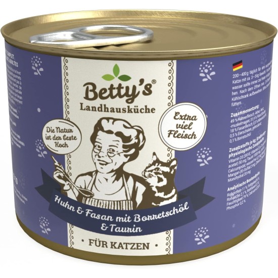 Betty's Country House Kitchen Dog Lamb & Rice 6 x 800 g Suitable for All Dog Breeds High Organic Availability We Pay Attention to Best Quality Betty's Country House Kitchen Dog Lamb & Rice 6 x 800 g Suitable for All Dog Breeds High Organic Availability We Pay Attention to Best Quality