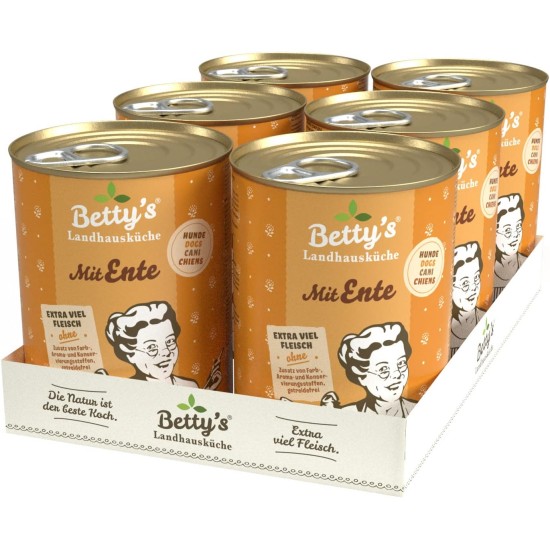 Betty's Country House Kitchen Dog Lamb & Rice 6 x 800 g Suitable for All Dog Breeds High Organic Availability We Pay Attention to Best Quality Betty's Country House Kitchen Dog Lamb & Rice 6 x 800 g Suitable for All Dog Breeds High Organic Availability We Pay Attention to Best Quality