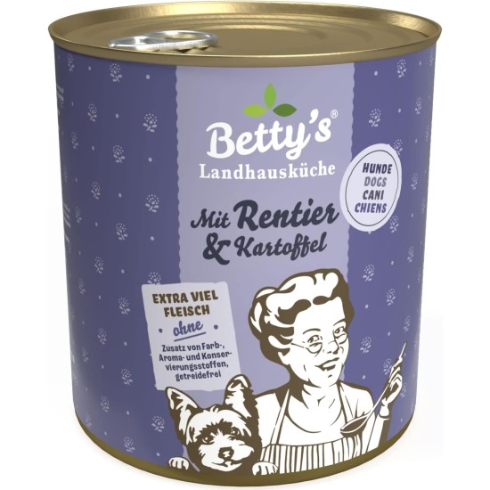 Betty's Country House Kitchen Dog Lamb & Rice 6 x 800 g Suitable for All Dog Breeds High Organic Availability We Pay Attention to Best Quality Betty's Country House Kitchen Dog Lamb & Rice 6 x 800 g Suitable for All Dog Breeds High Organic Availability We Pay Attention to Best Quality