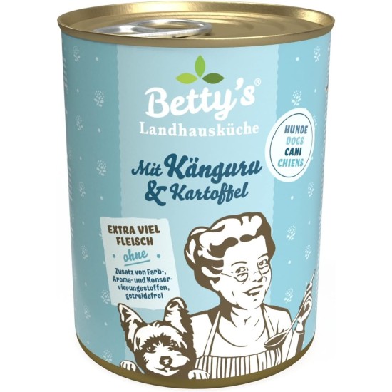 Betty's Country House Kitchen Dog Lamb & Rice 6 x 800 g Suitable for All Dog Breeds High Organic Availability We Pay Attention to Best Quality Betty's Country House Kitchen Dog Lamb & Rice 6 x 800 g Suitable for All Dog Breeds High Organic Availability We Pay Attention to Best Quality