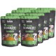 Bosch Freshe Schnout, Action Pack Wet Food 5 x 250 g, Gentle Steam-Cooked Complete Food for Dogs, Flavours: Beef, Chicken and Turkey, Tasting Pack, Wet Food for Dogs Bosch Freshe Schnout, Action Pack Wet Food 5 x 250 g, Gentle Steam-Cooked Complete Food for Dogs, Flavours: Beef, Chicken and Turkey, Tasting Pack, Wet Food for Dogs