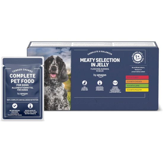 By Amazon Senior Dog Food 48 x 100g By Amazon Senior Dog Food 48 x 100g