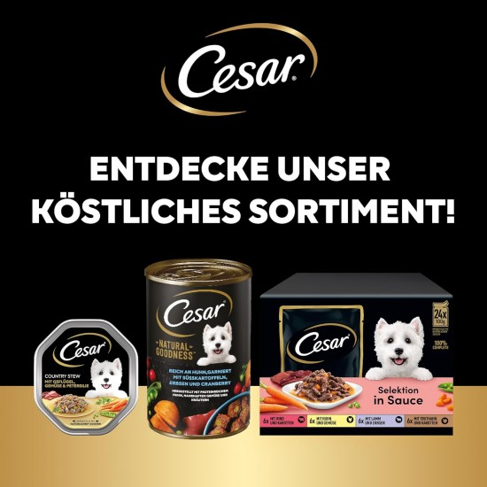 CESAR® NATURAL GOODNESS™ Schale Terrine Bio mit Huhn 16 x 100g CESAR® NATURAL GOODNESS™ Schale Terrine Bio mit Huhn 16 x 100g