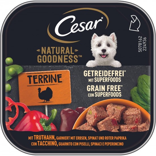 CESAR® NATURAL GOODNESS™ Schale Terrine Bio mit Huhn 16 x 100g CESAR® NATURAL GOODNESS™ Schale Terrine Bio mit Huhn 16 x 100g