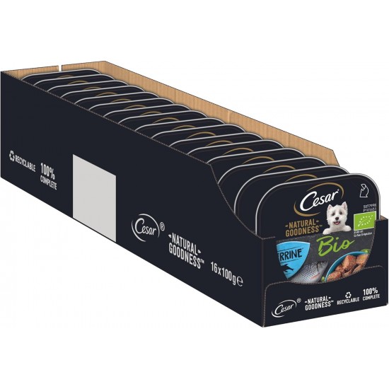 CESAR® NATURAL GOODNESS™ Schale Terrine Bio mit Huhn 16 x 100g CESAR® NATURAL GOODNESS™ Schale Terrine Bio mit Huhn 16 x 100g