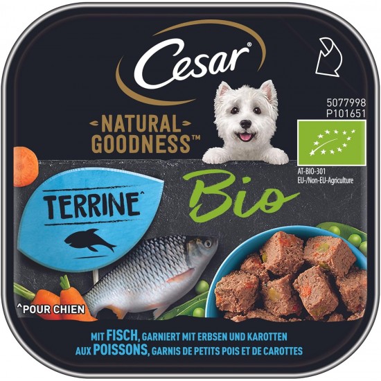 CESAR® NATURAL GOODNESS™ Schale Terrine Bio mit Huhn 16 x 100g CESAR® NATURAL GOODNESS™ Schale Terrine Bio mit Huhn 16 x 100g