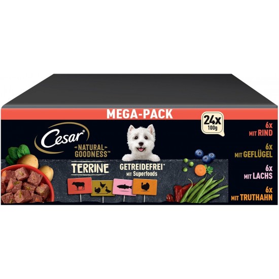 CESAR® NATURAL GOODNESS™ Schale Terrine Bio mit Huhn 16 x 100g CESAR® NATURAL GOODNESS™ Schale Terrine Bio mit Huhn 16 x 100g