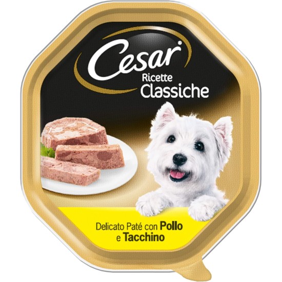 Cesar Classic Recipes Dog Food with Delicious Chicken and Beef 150g 14 Bowls Cesar Classic Recipes Dog Food with Delicious Chicken and Beef 150g 14 Bowls