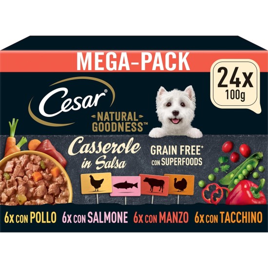 Cesar Dog Food Wet Food Garden Variety with Poultry, Vegetables and Rice, 14 Bowls (14 x 150 g) Cesar Dog Food Wet Food Garden Variety with Poultry, Vegetables and Rice, 14 Bowls (14 x 150 g)