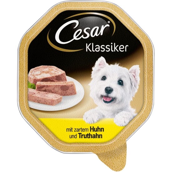 Cesar Megapack Classic Terrine - Dog Food in Bowl - 4 Varieties in Multipack - 24 x 150 g Cesar Megapack Classic Terrine - Dog Food in Bowl - 4 Varieties in Multipack - 24 x 150 g