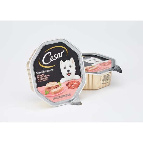 Cesar Megapack Classic Terrine - Dog Food in Bowl - 4 Varieties in Multipack - 24 x 150 g Cesar Megapack Classic Terrine - Dog Food in Bowl - 4 Varieties in Multipack - 24 x 150 g