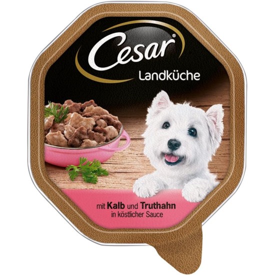 Cesar Megapack Landragout - Dog Food in Bowl - 4 Varieties in Multipack - 24 x 150 g Cesar Megapack Landragout - Dog Food in Bowl - 4 Varieties in Multipack - 24 x 150 g