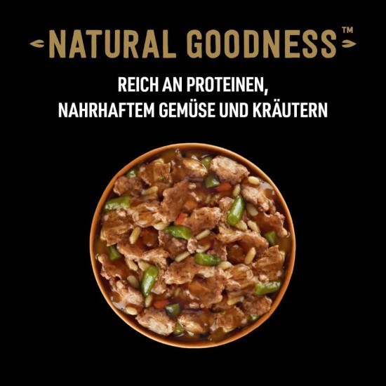Cesar NATURAL GOODNESS Premium Dog Wet Food in Casserole in Sauce with Chicken and Superfoods 6 x 400 g Cesar NATURAL GOODNESS Premium Dog Wet Food in Casserole in Sauce with Chicken and Superfoods 6 x 400 g