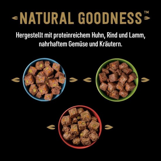 Cesar Natural Goodness in Loaf 12 x 400 g Cans, Adult Premium Wet Dog Food, Mixed Selection, Non Applicable Cesar Natural Goodness in Loaf 12 x 400 g Cans, Adult Premium Wet Dog Food, Mixed Selection, Non Applicable
