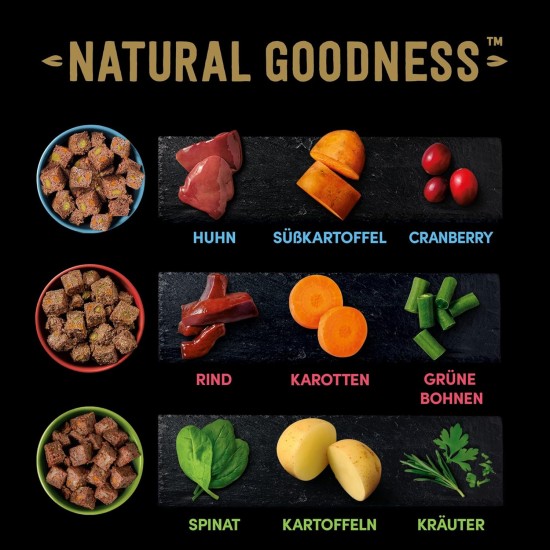 Cesar Natural Goodness in Loaf 12 x 400 g Cans, Adult Premium Wet Dog Food, Mixed Selection, Non Applicable Cesar Natural Goodness in Loaf 12 x 400 g Cans, Adult Premium Wet Dog Food, Mixed Selection, Non Applicable