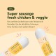 Chōmi Dog Super Sausage Fresh Chicken & Veggie Pack of 8 (400 g x 8) Dog Food Wet Food for Dogs Chicken Sausage for Dogs Adult Grain-Free and Preservative Free with Algae Barf Chōmi Dog Super Sausage Fresh Chicken & Veggie Pack of 8 (400 g x 8) Dog Food Wet Food for Dogs Chicken Sausage for Dogs Adult Grain-Free and Preservative Free with Algae Barf