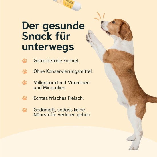 Chōmi Dog Super Sausage Fresh Chicken & Veggie Pack of 8 (400 g x 8) Dog Food Wet Food for Dogs Chicken Sausage for Dogs Adult Grain-Free and Preservative Free with Algae Barf Chōmi Dog Super Sausage Fresh Chicken & Veggie Pack of 8 (400 g x 8) Dog Food Wet Food for Dogs Chicken Sausage for Dogs Adult Grain-Free and Preservative Free with Algae Barf